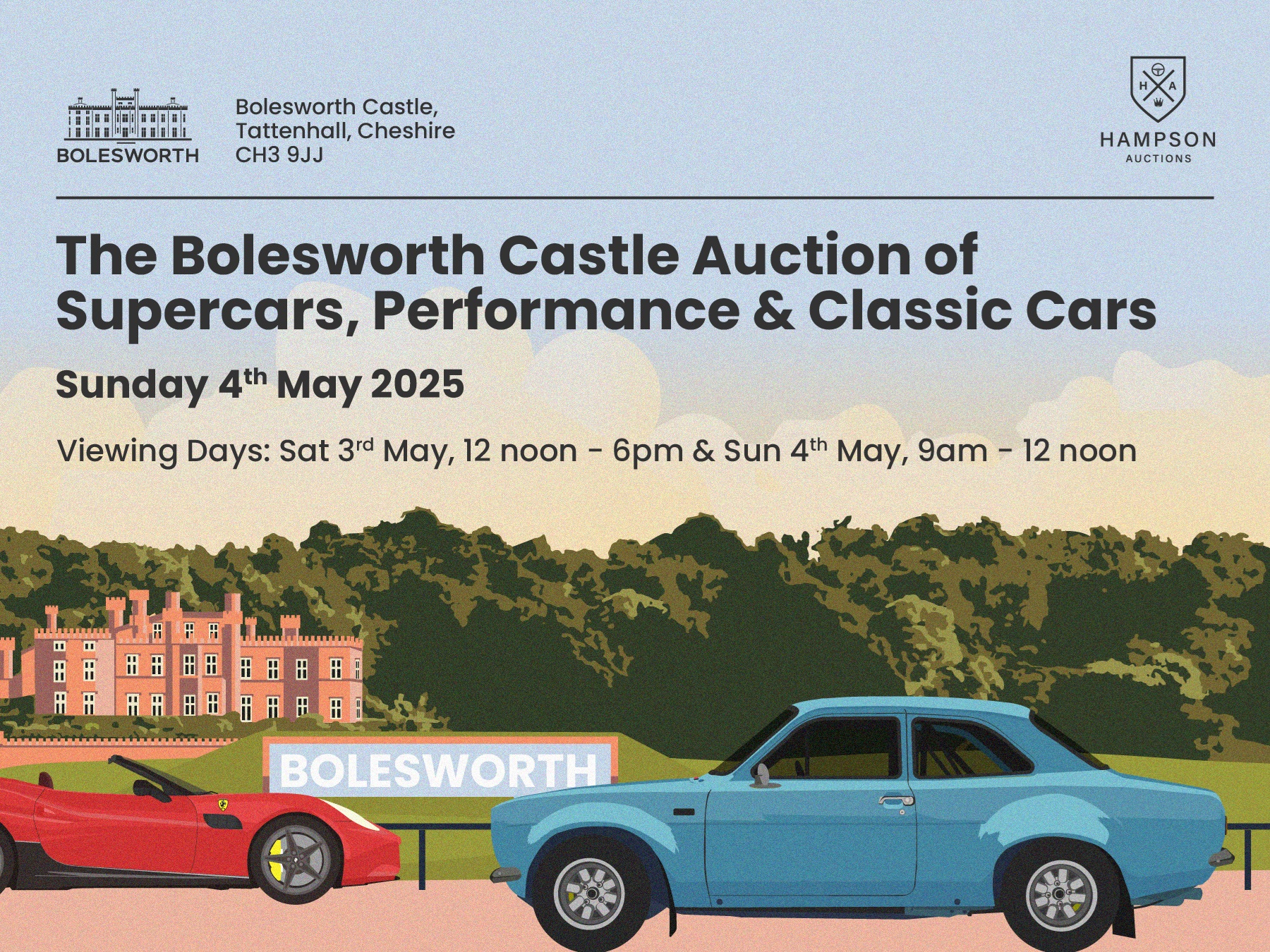 The Bolesworth Castle May 2025 Classic, Performance & Supercar Auction